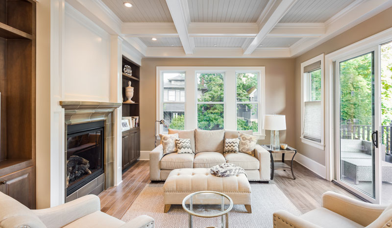 remodeled living room addition
